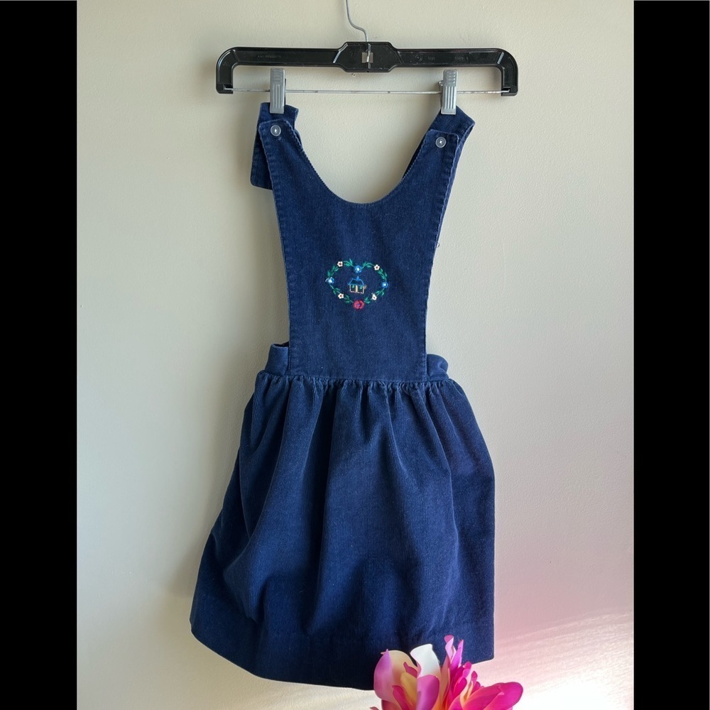 - Vintage Corduroy overall dress